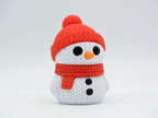Boneco de Neve 3D — vista frontal