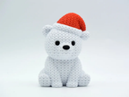 Urso Polar 3D — vista frontal
