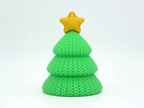 Árvore de Natal 3D — vista frontal fundo branco