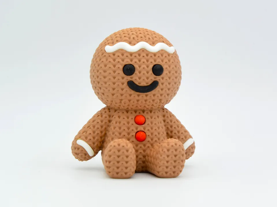 Biscoito Natalino 3D — vista frontal