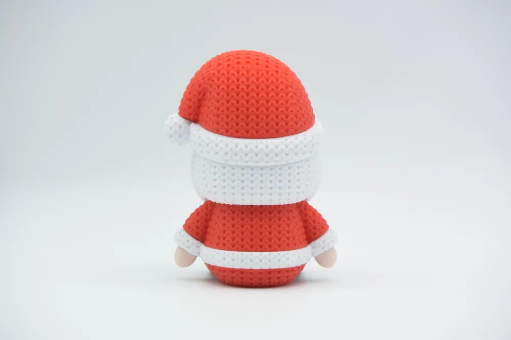 Papai Noel 3D — vista traseira