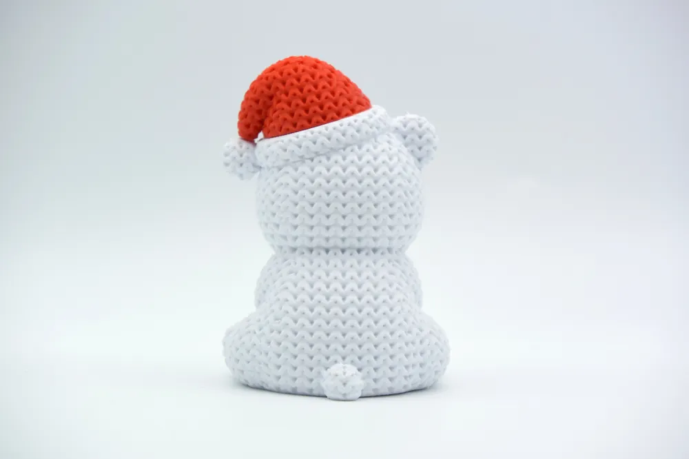Urso Polar 3D — vista traseira